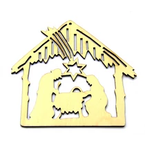 FA DÍSZ 1/750 KARÁCSONYI 14x14 cm