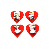 SZÍVECSKE 400/2400 ESKÜVŐRE 5,5x6 cm 4 FÉLE