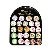 ÜVEGMÁGNES 24/144/576 FLAMINGÓS 4x4 cm