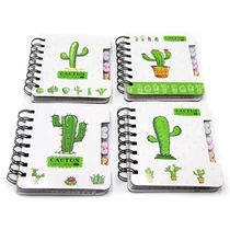 NOTESZ KAKTUSZOS 4 féle 20/320 12x9.5 cm.