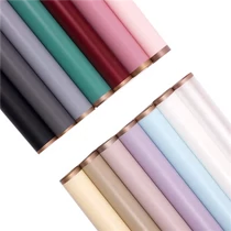 CSOMAGOLÓFÓLIA 20 DB 58x58 cm 1/100 ARANY SZÉLŰ TÖBB SZÍNBEN