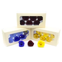 ÖRÖKRÓZSA 6 DB KÉK, BORDÓ, SÁRGA 5X6CM ÖRÖKRÓZSA 6 DB KÉK, BORDÓ, SÁRGA 5X6CM