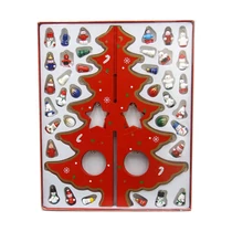 FAFENYŐFA 1/18 24x39 cm ZENÉLŐ, PIROS