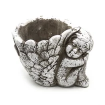 KŐKASPÓ ANGYALLAL 1/16 16,5x11,5x13 cm 