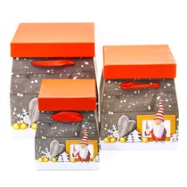 PAPÍRDOBOZ MANÓS 3 DB 1/16 17,5x18,5x22; 14x15,5x18; 10,5x12,5x15 cm