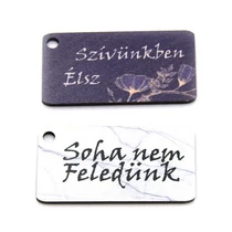 FA TÁBLÁCSKA - KEGYELETI- MÁRVÁNY, BARNA- 3 FÉLE 6,5x3 cm