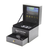 PAPÍRDOBOZ LED KIJELZŐVEL 1/16 13x13x12,5 cm FEKETE