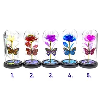 FÉMRÓZSA ÜVEGBÚRÁBAN LEDES 1/40 10,5x21,5 cm 5 SZÍNBEN  