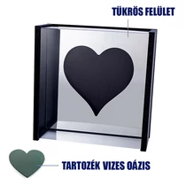 VIRÁGDOBOZ AKRIL 1/6 34,5x34,5x13 cm FEKETE VIRÁGDOBOZ AKRIL 1/6 34,5x34,5x13 cm FEKETE