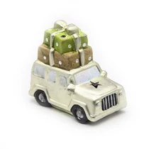 AUTÓ LEDES 6/36 ARANY,CSOMAGOKKAL 13x7,5x11,5 CM