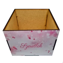 VALENTÍNBOX - SZERETLEK 12,5x12,5x10 cm