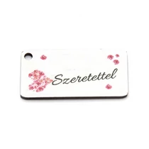 FA TÁBLÁCSKA- SZERETETTEL 6,5 cm
