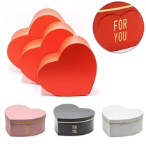 PAPÍRDOBOZ SZÍV 3 DB 1/16 28,7x26,5x12; 26,5x24,5x11; 24x21,5x10 cm 4 SZÍNBEN