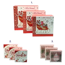 PAPÍRDOBOZ 3 DB KARÁCSONYI 1/30 3 FÉLE 21x21;24x24 cm; 28x28 cm