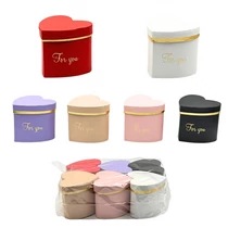 PAPÍRDOBOZ SZÍV 6/240 9x8x8 cm 6 SZÍNBEN