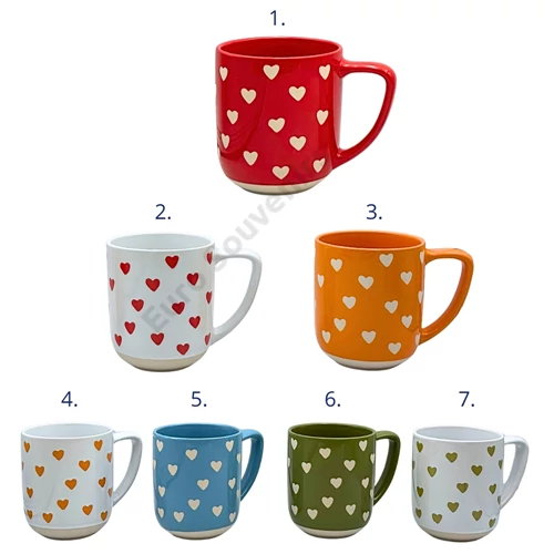 BÖGRE SZÍVES 12/48 9,4x11 cm 7 SZÍNBEN