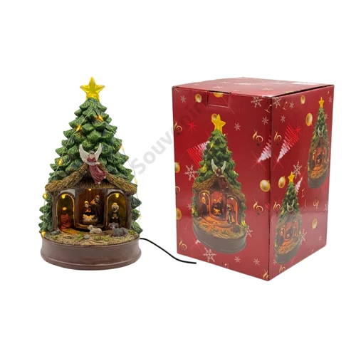 BETLEHEM LEDES,ZENÉLŐ 1/18 14x25 cm 