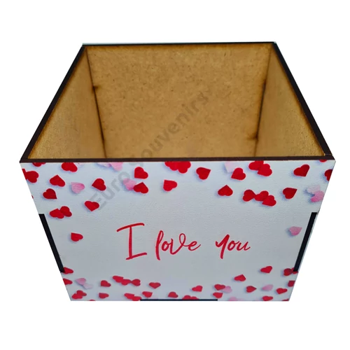 VALENTÍNBOX - APRÓ SZÍV 12,5x12,5x10 cm