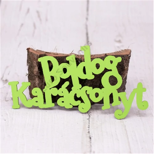 FATÁBLA "Boldog karácsonyt" 20x11,5 cm 