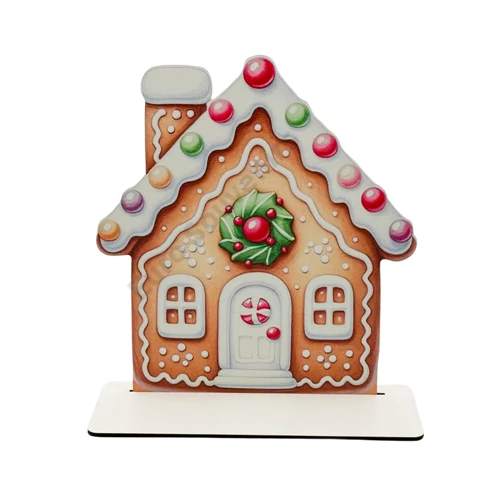 ÓRIÁS DÍSZÍTHETŐ MÉZESKALÁCS TALPAS HÁZIKÓ 22x23,5 cm