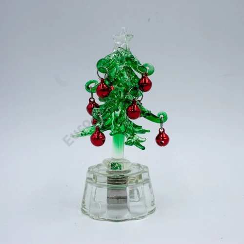ÜVEG FENYŐFA 1/240 VILÁGÍTÓ 4x10 cm