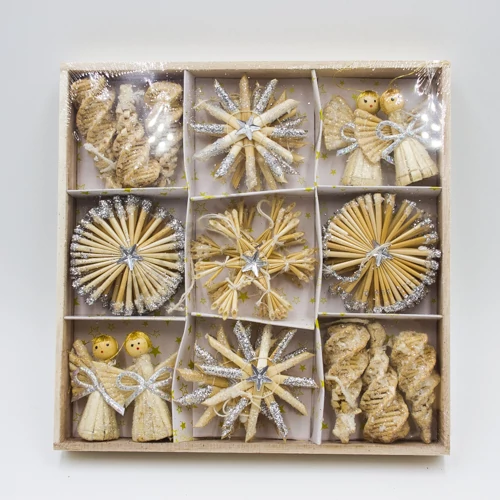 SZALMADÍSZ 24 db 1/120 5x5 cm