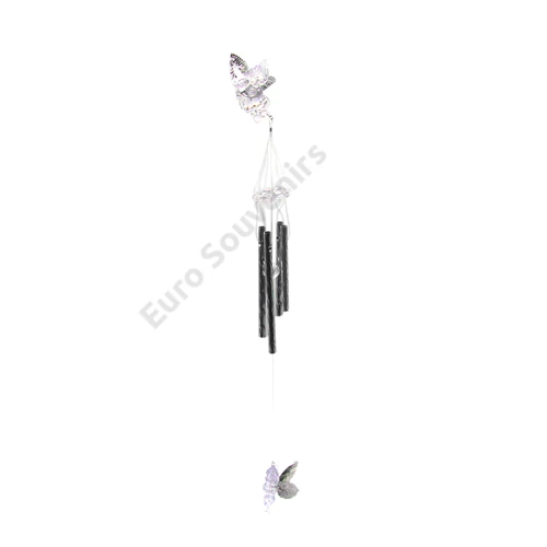SZÉLCSENGŐ ANGYALOS 1/240 50 cm ARANY-EZÜST