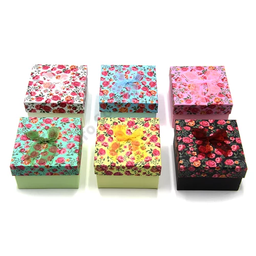 PAPÍRDOBOZ 8.5x8.5x5.5 cm 6/360 6 féle