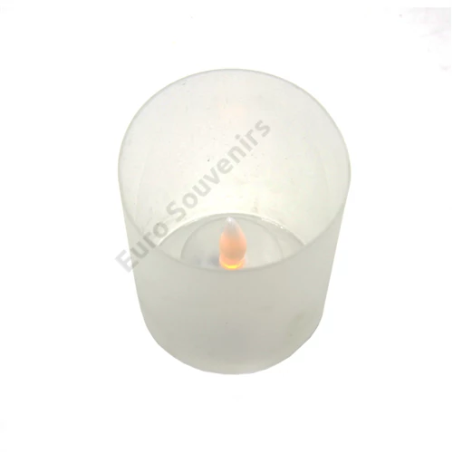 LEDMÉCSES 24/240 8x7 cm MELEGFEHÉR (elem szükséges hozzá 3db LR41)