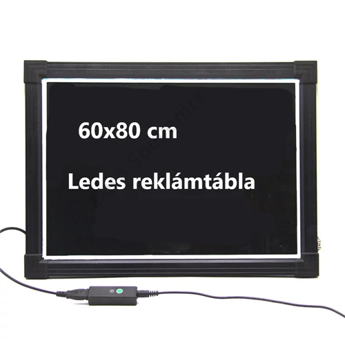 REKLÁMTÁBLA 1/5 LEDES 60x80 cm
