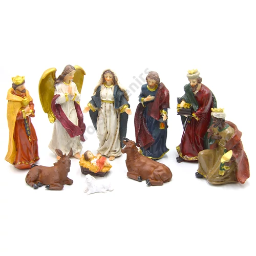BETLEHEMFIGURÁK 10 DB 1/12 15x7 cm