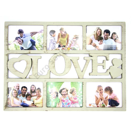 KÉPKERET 1/32 6 ABLAKOS FAMILY,LOVE 46x34 cm