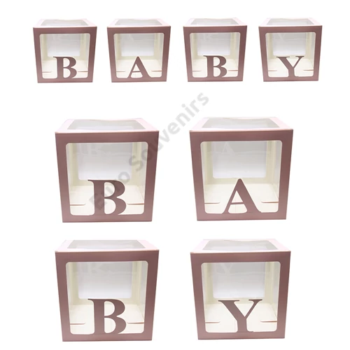 PAPÍRDOBOZ 4 DB 1/50 BABY 30x30x30 cm 2 SZÍNBEN 