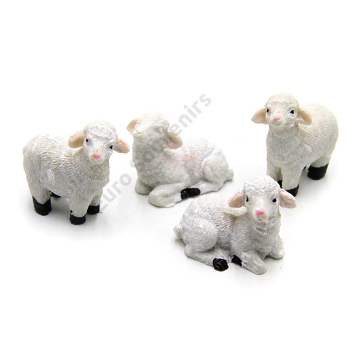 BÁRÁNY 12/720 4 FÉLE FEHÉR 4x4,5 cm
