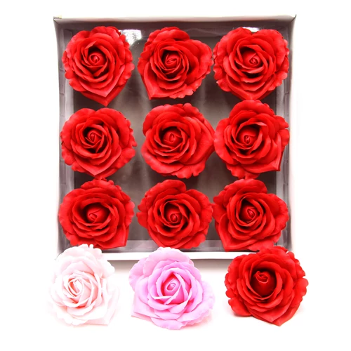 SZAPPANRÓZSA SZÍV 9 DB 1/32 3 SZÍNBEN 10X12,5 cm