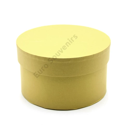 PAPÍRDOBOZ KEREK 4/96 14x8,5 cm ARANY
