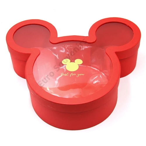 PAPÍRDOBOZ MICKEY 1/20 34x29x10 cm PIROS