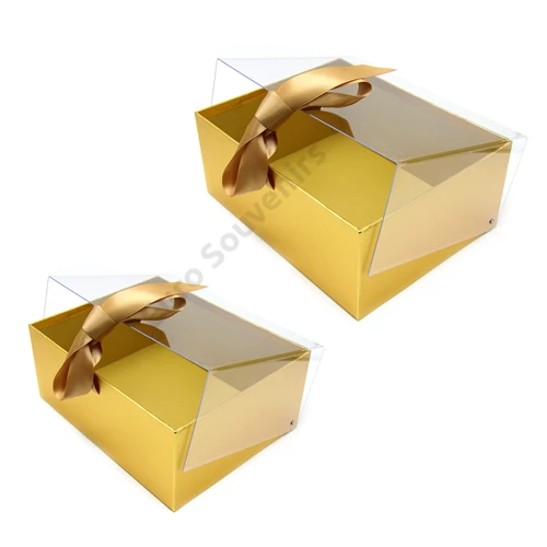 DÍSZDOBOZ 2 DB 1/24 ARANY 24,5x19,5x10, 22x17x8 cm