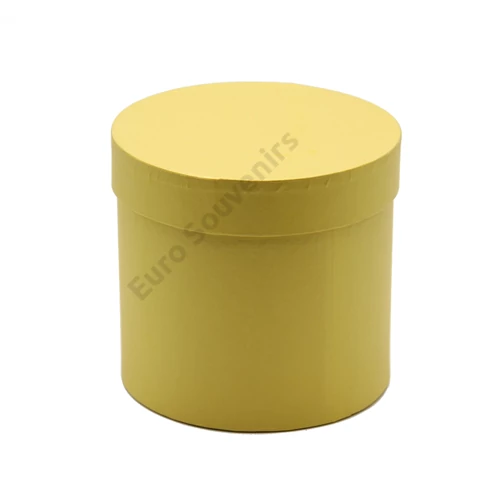 PAPÍRDOBOZ HENGER 4/96 12x11,7 cm SÁRGA