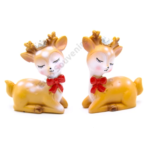 ŐZIKE FEKVŐ 4/480 2 FÉLE 6x3x7 CM PIROS