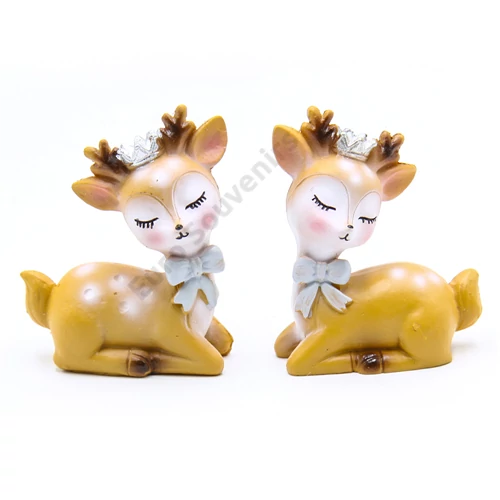 ŐZIKE FEKVŐ 4/480 2 FÉLE 6x3x7 CM SZÜRKE