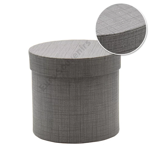 PAPÍRDOBOZ HENGER 4/96 12x11,7 cm SZÜRKE