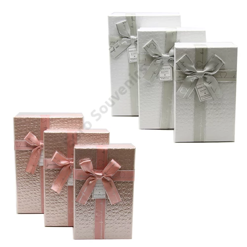 PAPÍRDOBOZ 3 DB 1/36 23x16x9,5; 21x14x8; 19x12x6,5 cm 2 SZÍNBEN 