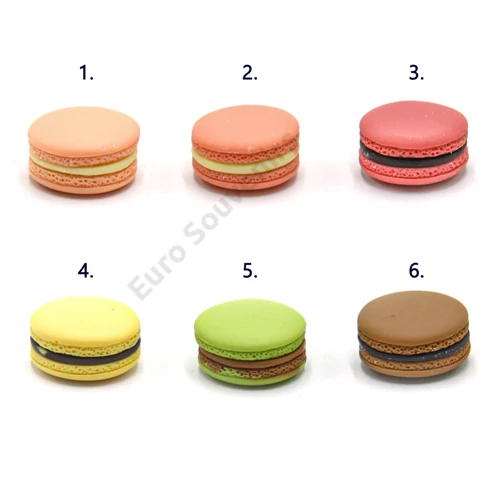 MACARON SZETT 50 DB 1/100 23mmx13mm 6 SZÍNBEN
