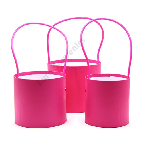 PAPÍRDOBOZ 3 DB 1/45 12x12, 14x13; 15,5x13,5 cm PINK