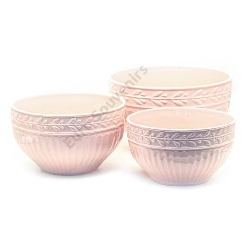 TÁL 3 DB 1/4 21x14 cm,23,5x16 cm,26,5x19 cm RÓZSASZÍN