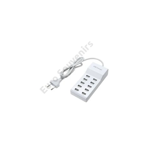 USB ELOSZTÓ, 10 Port, 5V 10A, 1/100