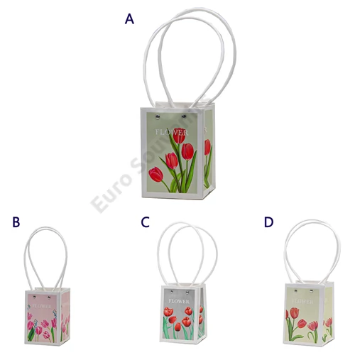 VIRÁGTASAK TULIPÁNOS 5/500 16x11,5x11 cm 4 FÉLE 