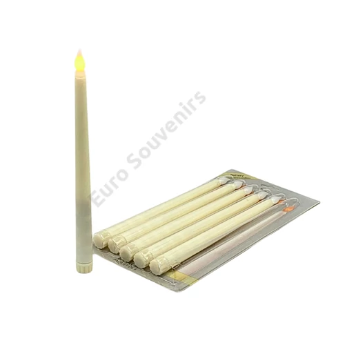 GYERTYA LEDES 6 DB 1/120 27,5 cm MELEG FÉNYŰ