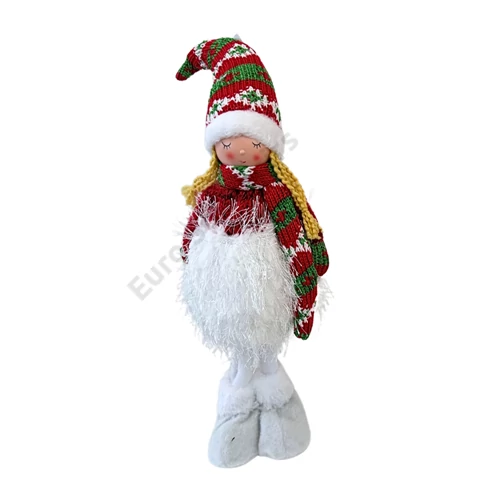 KISLÁNY ÁLLÓ 1/72 45 cm KÖTÖTT RUHÁS